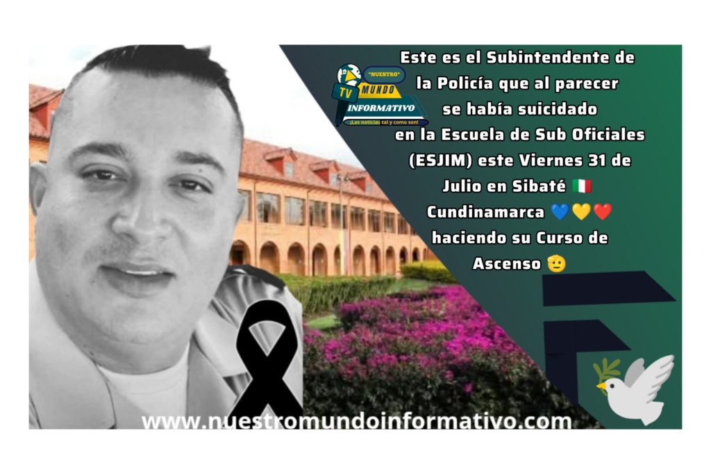 «Gerson Geovanny Mora Rodríguez Policía Fallecido en la Escuela de Sub Oficiales de Sibaté&nbsp;Cundinamarca»